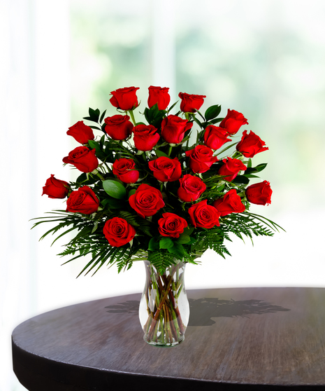 Valentine's day Long Stem Dozen Roses delivered Baton Rouge LA