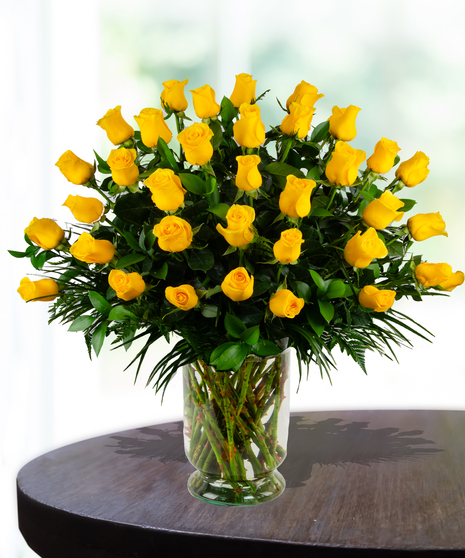 Premium Yellow Roses - up to 5 Dozen