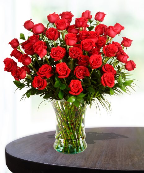 Valentine's day Long Stem Dozen Roses delivered Baton Rouge LA