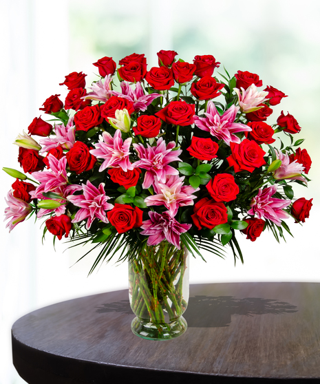 Super 3 Dozen Premium Roses & Lilies