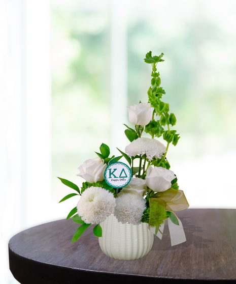 Kappa Delta White Rose Cube for Sorority Rush Week baton rouge LA