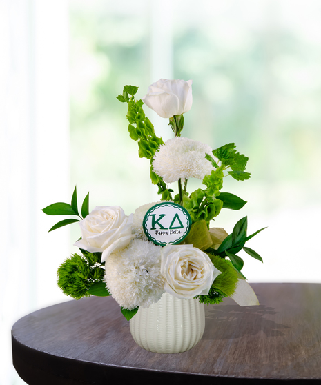 Kappa Delta White Rose Cube for Sorority Rush Week baton rouge LA